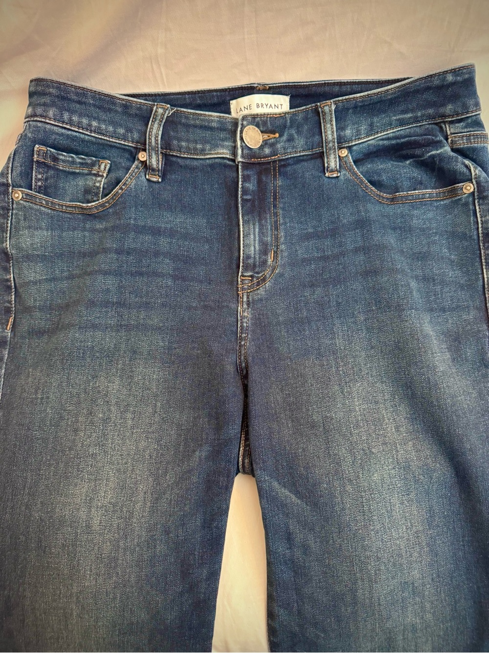Lane Bryant Signature Fit mid-rise Boot cut Jeans, great condition 12s